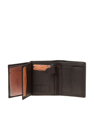 Lavor 1-3309 Δερμάτινο Ανδρικό Πορτοφόλι με RFID Καφέ Σκούρο