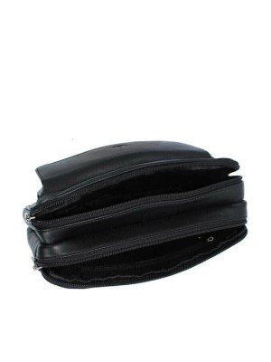 Lavor 1-40 Δερμάτινη Ανδρική Τσάντα Χειρός Μαύρη