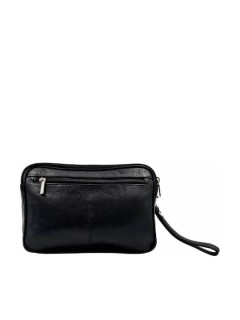 Lavor 1-40 Δερμάτινη Ανδρική Τσάντα Χειρός Μαύρη