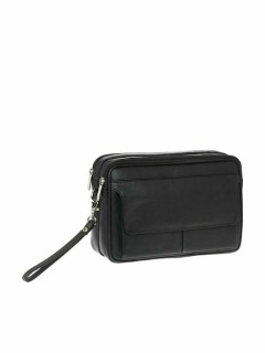 Lavor 1-40 Δερμάτινη Ανδρική Τσάντα Χειρός Μαύρη