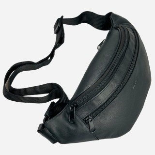 Lavor 1-7123 Ανδρικό Δερμάτινο Τσαντάκι Μέσης Μαύρο