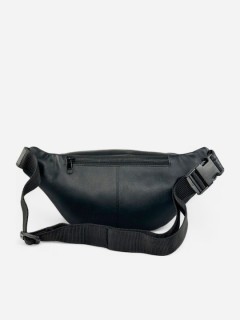 Lavor 1-7123 Ανδρικό Δερμάτινο Τσαντάκι Μέσης Μαύρο