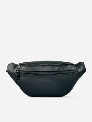 Lavor 1-7123 Ανδρικό Δερμάτινο Τσαντάκι Μέσης Μαύρο