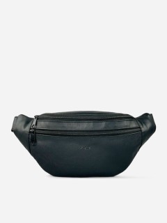 Lavor 1-7123 Ανδρικό Δερμάτινο Τσαντάκι Μέσης Μαύρο