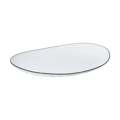 ESTIA ΠΙΑΤΟ ΡΗΧΟ PEBBLES ΠΟΡΣΕΛΑΝΙΝΟ 28cm