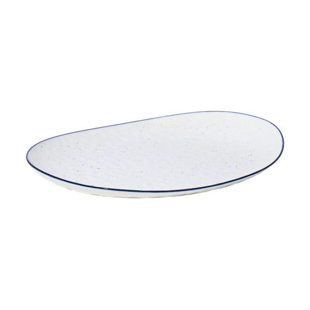 ESTIA ΠΙΑΤΟ ΡΗΧΟ PEBBLES ΠΟΡΣΕΛΑΝΙΝΟ 28cm