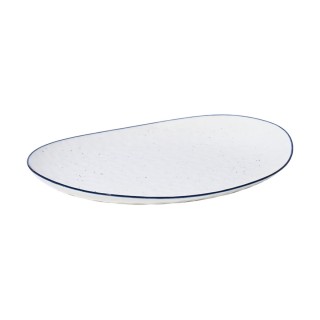 ESTIA ΠΙΑΤΟ ΡΗΧΟ PEBBLES ΠΟΡΣΕΛΑΝΙΝΟ 28cm