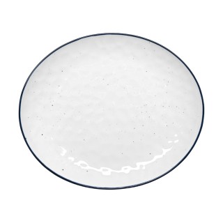 ESTIA ΠΙΑΤΟ ΡΗΧΟ PEBBLES ΠΟΡΣΕΛΑΝΙΝΟ 28cm