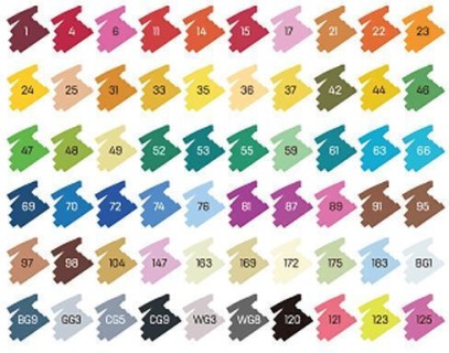 Deli Color Emotion Sketch Markers Σετ 60τμχ