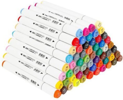 Deli Color Emotion Sketch Markers Σετ 60τμχ
