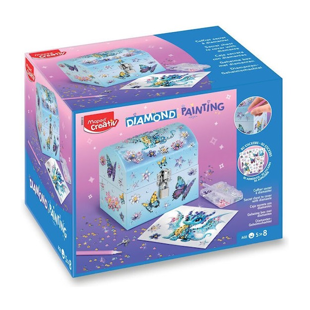 Maped Diamond Painting Secret Box