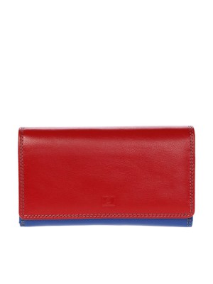 Lavor 1-3682 Μεγάλο Δερμάτινο Γυναικείο Πορτοφόλι με RFID Κόκκινο