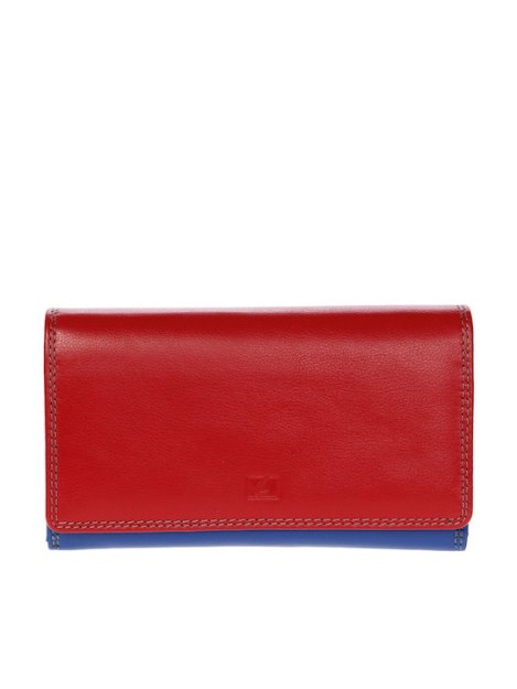 Lavor 1-3682 Μεγάλο Δερμάτινο Γυναικείο Πορτοφόλι με RFID Κόκκινο