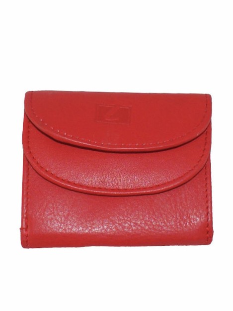 Lavor 1-7219 Μικρό Δερμάτινο Γυναικείο Πορτοφόλι Κερμάτων με RFID Κόκκινο