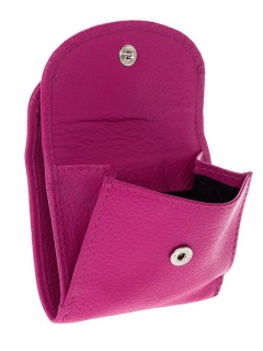Lavor 1-7219 Μικρό Δερμάτινο Γυναικείο Πορτοφόλι Κερμάτων Φούξια