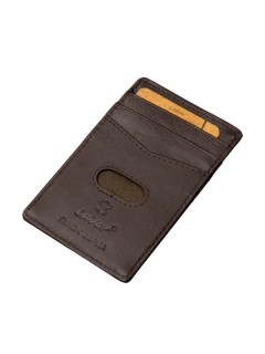 Lavor 1-3772 Δερμάτινο Ανδρικό Πορτοφόλι Καρτών με RFID Καφέ