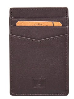 Lavor 1-3772 Δερμάτινο Ανδρικό Πορτοφόλι Καρτών με RFID Καφέ