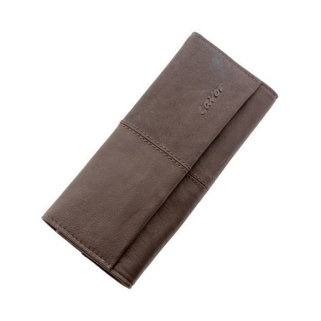 Lavor 1-30112 Δερμάτινη Καπνοθήκη Καφέ με Μαγνητικό Κούμπωμα