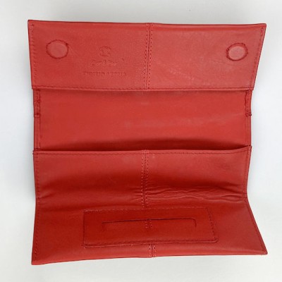 Lavor 1-30112 Δερμάτινη Καπνοθήκη Κόκκινη με Μαγνητικό Κούμπωμα