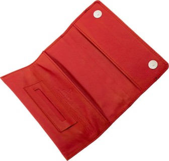 Lavor 1-30114 Δερμάτινη Καπνοθήκη Κόκκινη με Μαγνητικό Κούμπωμα