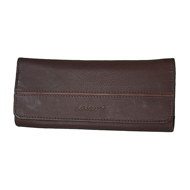 Lavor 1-30114 Δερμάτινη Καπνοθήκη Καφέ με Μαγνητικό Κούμπωμα