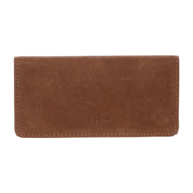 LaVor 1-31021 Δερμάτινη Καπνοθήκη Καφέ Oily με Μαγνητικό Κούμπωμα