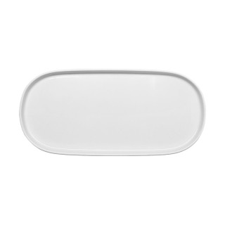 ESTIA ΠΙΑΤΕΛΑ ΟΒΑΛ KYRA 36cm ΛΕΥΚΗ