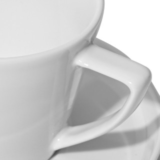 ESTIA ΦΛΥΤΖΑΝΙ ΚΑΦΕ KYRA 220ml ΛΕΥΚΟ ΜΕ ΠΙΑΤΑΚΙ