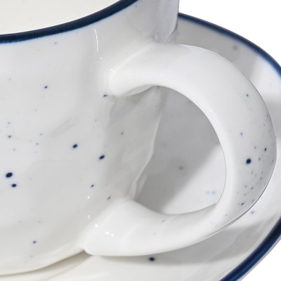 ESTIA ΦΛΥΤΖΑΝΙ ΚΑΦΕ PEBBLES ΠΟΡΣΕΛΑΝΗ 120ml ΜΕ ΠΙΑΤΑΚΙ