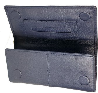 Lavor 1-3034 Δερμάτινη Καπνοθήκη Μπλε με Μαγνητικό Κούμπωμα