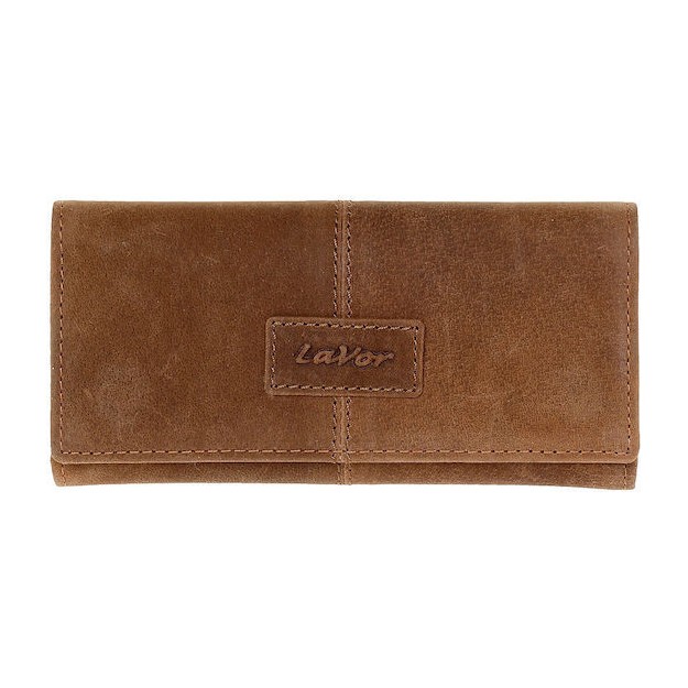 Lavor 1-3034 Δερμάτινη Καπνοθήκη Καφέ Oily με Μαγνητικό Κούμπωμα