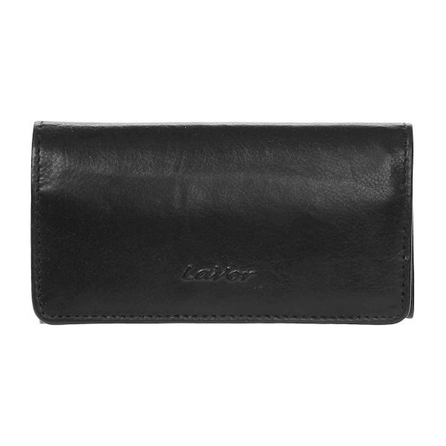 Lavor 1-27472 Δερμάτινη Καπνοθήκη Μαύρη με Μαγνητικό Κούμπωμα