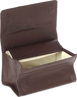 Lavor 1-27472 Δερμάτινη Καπνοθήκη Καφέ με Μαγνητικό Κούμπωμα