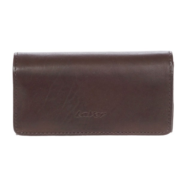 Lavor 1-27472 Δερμάτινη Καπνοθήκη Καφέ με Μαγνητικό Κούμπωμα