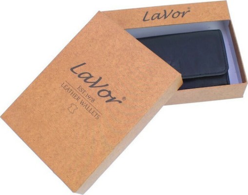 Lavor 1-27646 Δερμάτινη Καπνοθήκη Μαύρη με Μαγνητικό Κούμπωμα