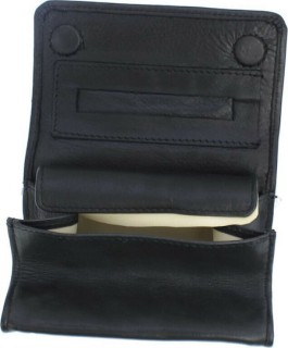 Lavor 1-27646 Δερμάτινη Καπνοθήκη Μαύρη με Μαγνητικό Κούμπωμα