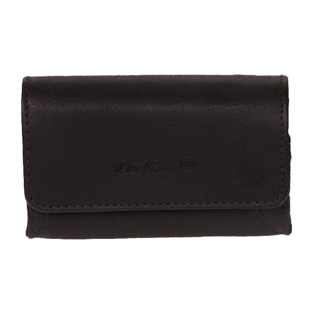 Lavor 1-27646 Δερμάτινη Καπνοθήκη Μαύρη με Μαγνητικό Κούμπωμα