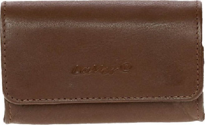 Lavor 1-27646 Δερμάτινη Καπνοθήκη Καφέ με Μαγνητικό Κούμπωμα