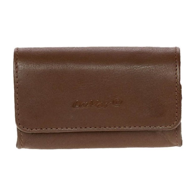 Lavor 1-27646 Δερμάτινη Καπνοθήκη Καφέ με Μαγνητικό Κούμπωμα