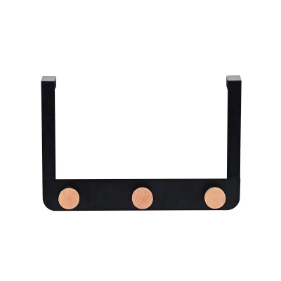 ESTIA ΚΡΕΜΑΣΤΡΑ ΠΟΡΤΑΣ ΤΡΙΠΛΗ ΜΕΤΑΛΛΙΚΗ ΜΑΥΡΗ