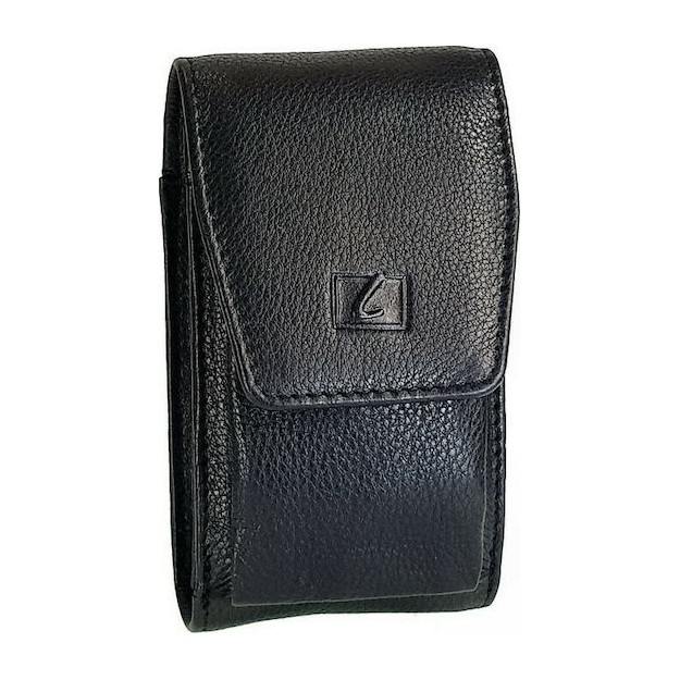 Lavor 1-7044 Δερμάτινη Θήκη Πακέτου Τσιγάρων Μαύρη με Μαγνητικό Κούμπωμα