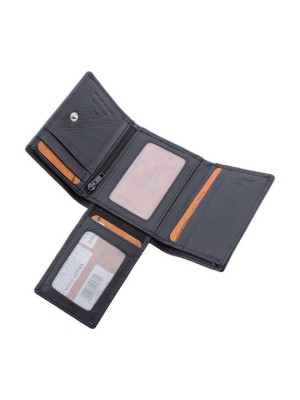 Lavor 1-3305 Δερμάτινο Ανδρικό Πορτοφόλι Καρτών με RFID Μπλε