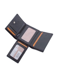 Lavor 1-3305 Δερμάτινο Ανδρικό Πορτοφόλι Καρτών με RFID Μπλε