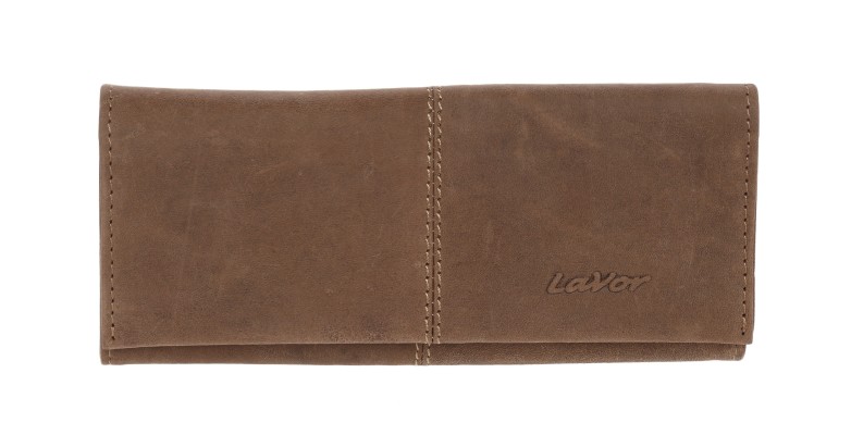 Lavor 1-30112 Δερμάτινη Καπνοθήκη Καφέ Oily με Μαγνητικό Κούμπωμα