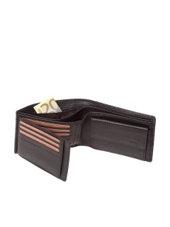 Lavor 1-3815 Δερμάτινο Ανδρικό Πορτοφόλι Καφέ με RFID