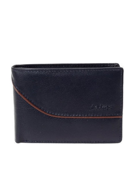 Lavor 1-3798 Δερμάτινο Ανδρικό Πορτοφόλι Μπλε με RFID