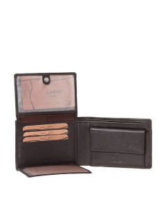 Lavor 1-3817 Δερμάτινο Ανδρικό Πορτοφόλι με RFID Καφέ
