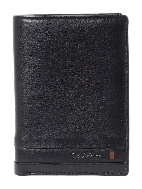 Lavor 1-3821 Δερμάτινο Ανδρικό Πορτοφόλι με RFID Μαύρο
