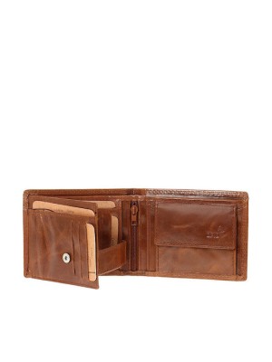 Lavor 1-3825 Δερμάτινο Ανδρικό Πορτοφόλι Καρτών με RFID Cognac