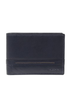 Lavor 1-3833 Δερμάτινο Ανδρικό Πορτοφόλι με RFID Μπλε